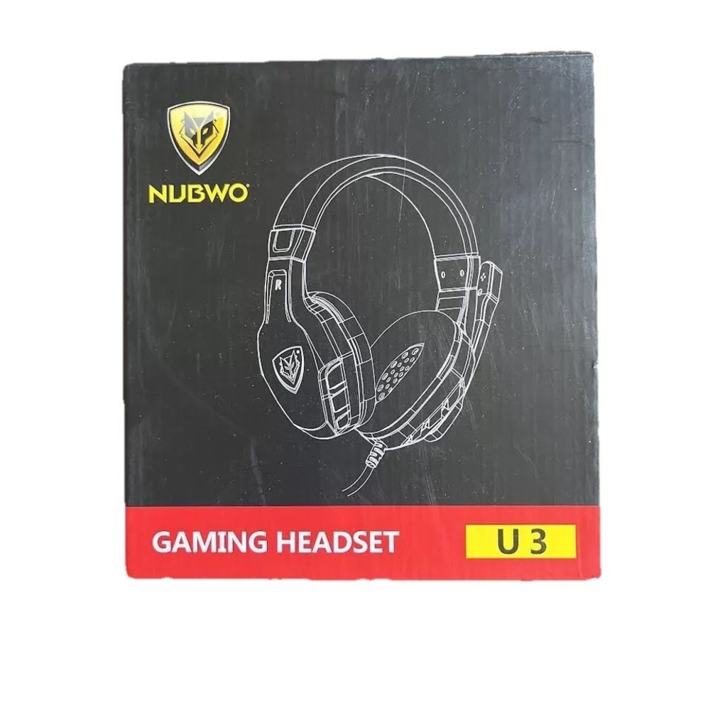 NUBWO U 3 Gaming Headset with Microphone PC Console Phone Power Clarity Comfort
